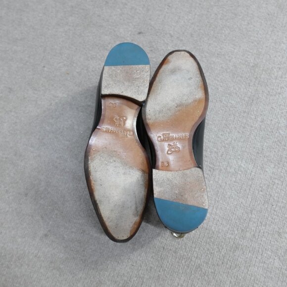 John Fluevog Shoes 8.5 Black The Gateways Cap Toe Oxford Lace - Picture 10 of 11